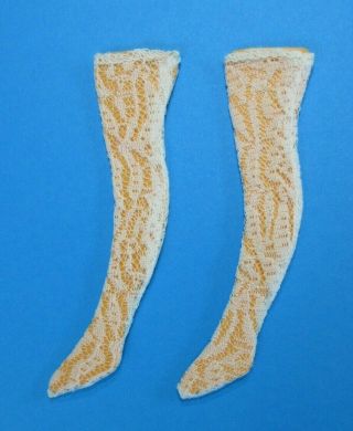 Vintage Barbie Francie - Cool White 1280 White Lace Stockings