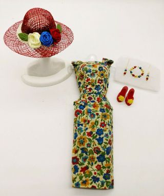 Vintage Barbie On The Go Floral Sheath Dress This Dress Is Reserved For Gary
