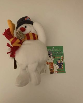 Stuffins Frosty The Snowman Plush 1999 Lmtd Edition Cvs 6 Inches Tall