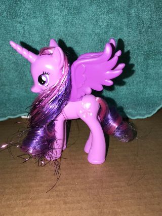Princess Twilight Sparkle My Little Pony G4 Fim Toy Figure Brushable