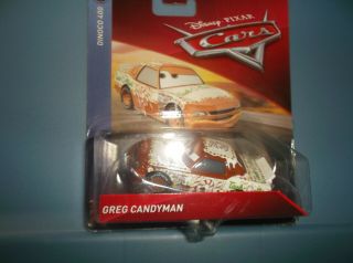 Disney Pixar Cars Diecast 2017 - Dinoco 400 Greg Candyman - Nrfp