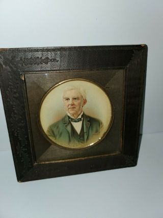 Antique Framed Portrait of Oliver Wendell Holmes 3