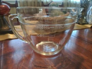 Vtg Anchor Hocking 8 Cup 2 Quart USA 10,  Measuring Cup 88 Cooking Use Only 2