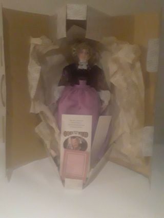Franklin Heirloom Dolls Gone With The Wind Aunt Pittypat W/ Papers