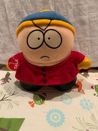 South Park Talking Eric Cartman Plush Toy Doll Figure By Fun 4 All Rare