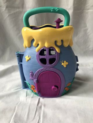 Vintage Disney Winnie The Pooh Honey Pot House Carry Along Collectible Toy