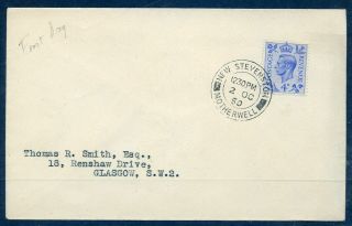 The Great Britain 1940 4d Pale Blue On A Plain First Day Cover (2020/09/12 07)