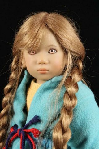 1999 Annette Himstedt Lottchen Ii Vinyl German Artist Doll Retired 21 " Red Hair