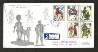 Gb 1983 British Army On Limited Edition Fdc In