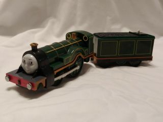 2009 Emily With Tender Thomas & Friends Trackmaster Motorized Engine Train
