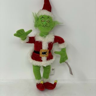 Nanco Plush How The Grinch Stole Christmas Dr Seuss 2000 Santa Stuffed Toy 11 "
