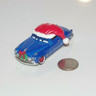 Disney Pixar Cars Holiday Decked Out Doc Hudson Diecast Metal 1:55 Christmas