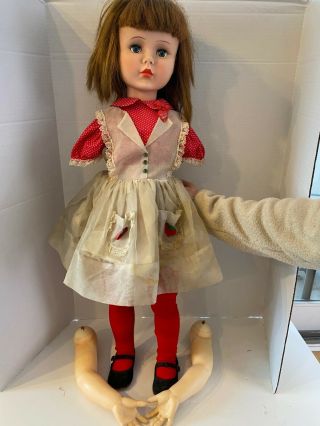 Horsman Princess Peggy 1959 35 Red Hair Dress Sleepy Eyes Eye Lashes