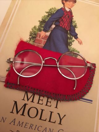American Girl Molly Pleasant Company Doll in Meet Outfit w/ Book Retired 2