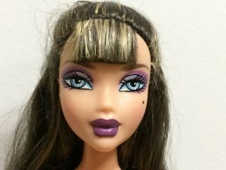 Barbie My Scene Ultra Glam Delancey Doll Highlighted Brunette Hair Rare