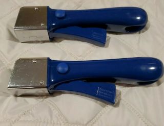 Princess House Blue Nouveau Handles Made In France Set Of 2 Easy Release