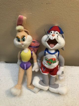 Space Jam Mcdonald Bugs Bunny Lola Bunny Stuffed Animal 9 " Plush 
