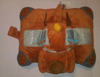 Disney Cars Tow Mater 18 " Large Folding Stuffed Plush Toy Pillow Pets