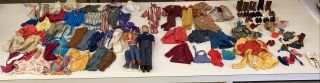 Huge Vintage Mattel Barbie Ken Dolls Clothes Shoes Accessories Midge Or Skipper