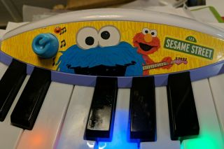 Lets Rock Elmo Sesame Street Piano Keyboard Musical Toy Hasbro Cookie Monster 3