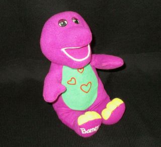 Barney Love N Lights Stars Fisher Price The Purple Dinosaur Sings Plush Toy 10 "