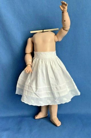 11 1/2” German Antique Composition Doll Body -