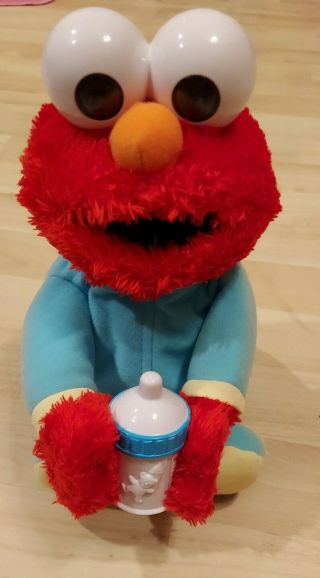 Elmo Ba - Ba Baby Sesame Street Toy.  Talks Drinks Burps.  Great.