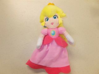 Official Mario Bros 12 " Princess Peach Plush Soft Toy Nintendo