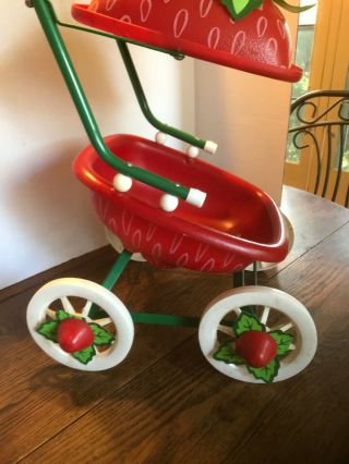 Vintage Strawberry Short Cake Doll Stroller