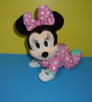 Disney Fisher Price Touch N Crawl Minnie Mouse Electronic Talking Plush Doll Toy
