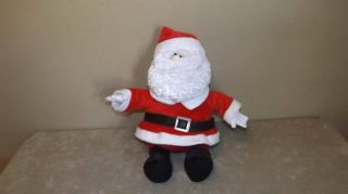 Rudolph The Red Nosed Reindeer Santa Claus Plush 15 " 2006