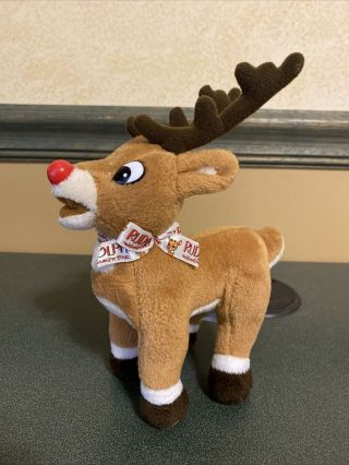 Stuffins Rudolph Red Nosed Reindeer Plush 1998 Island Misfit Toys 50th Anniversa