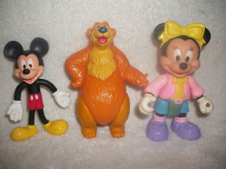 Disney Mickey Minnie Bear In The Big Blue House Figures Or Cake Toppers