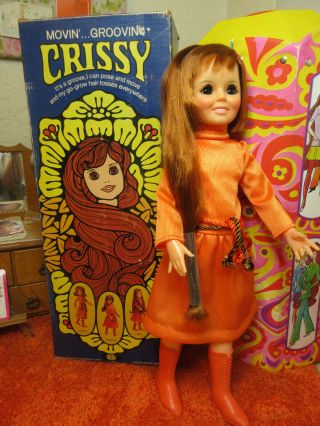 1971 Vintage Ideal Movin Groovin Crissy Doll - Growing Hair -