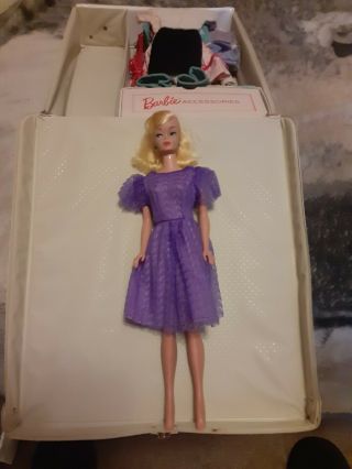 1965 - 67 Barbie With Case,  Clothes,  Accessories & Case