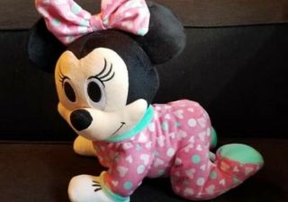 Minnie Mouse Disney Musical Crawling Pals Baby Toddler Toy Stuffed Animal