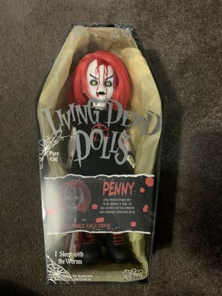 Living Dead Dolls Club Mez Penny Open And Complete
