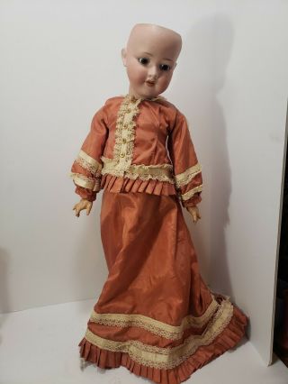 Antique Armand Marseille Bisque Head 16 " Doll 390 A 10 M Made In Germany