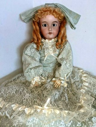 Antique 24 " German Armand Marseille 390 Bisque Head Doll Ball Jointed Body