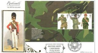 Gb Benham D517 British Army Uniforms Ex Prestige Booklet 4 Fdcs 20.  9 07