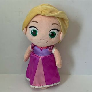 Disney Store Rapunzel Toddler Plush Doll Tangled 12 " Stuffed Princess Toy Braid