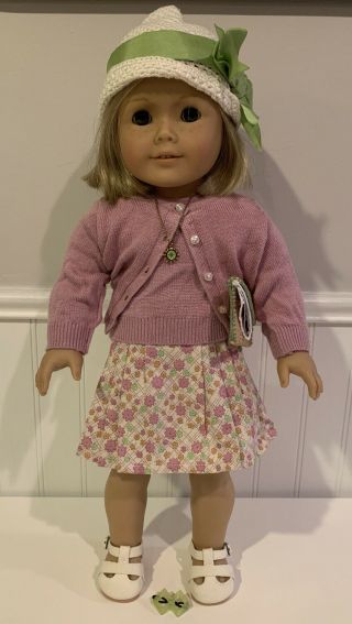 American Girl Doll — Kit Kittredge In Meet Outfit & Accessories Euc