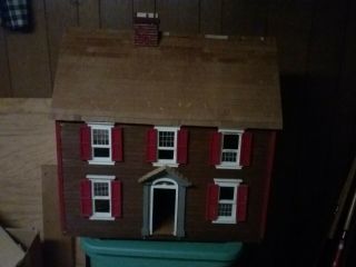 Home Made 3 Story Doll House Made From A Kit By Hand.  Located In 44870 Zip Code.