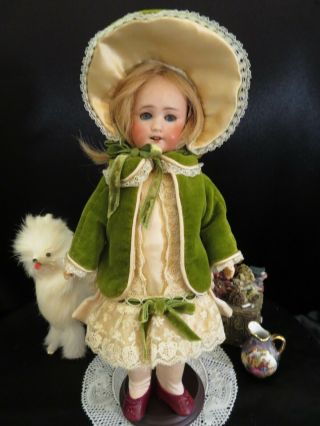 Lovely 10 1/2 " Antique French Bisque Head Doll Sfbj / 301 / Paris