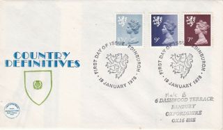 Gb Fdc On Rare Philcovers.  Regionals,  Scotland 18 Jan 1978