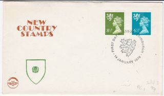 Gb Fdc On Rare Philcovers.  Regionals,  Scotland 14 Jan 1976