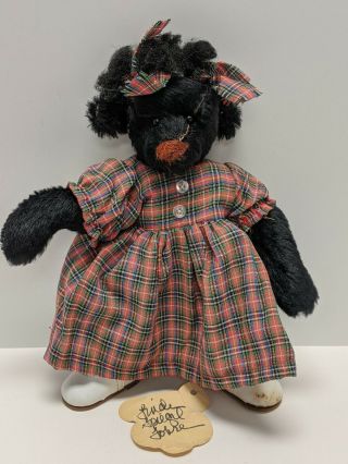 Vintage Linda Spiegel Bearly There Jointed Bear Lizzie 57/10 Signed Tag Rare