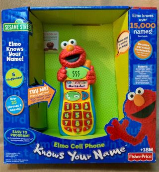 Sesame Street - Elmo Knows Your Name Cell Phone - Fisher - Price - K3045