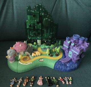 Htf Vtg Mattel 2001 Polly Pocket The Wizard Of Oz Play Set Complete
