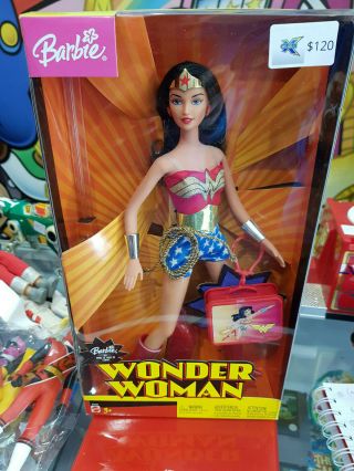 Dc Comics Wonder Woman Barbie Doll Mattel Toys 2003